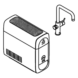 GROHE Starterkit GROHE Blue Home 31456_1 Bluetooth/WIFI U-Auslauf supersteel – Bild 3