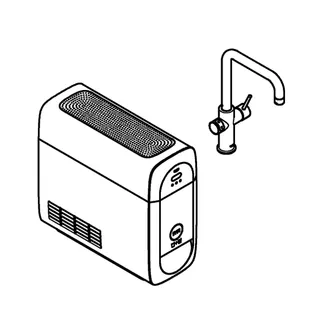 GROHE Starterkit GROHE Blue Home 31456_1 Bluetooth/WIFI U-Auslauf supersteel – Bild 4