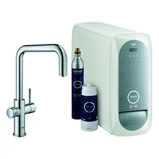 GROHE Starterkit GROHE Blue Home 31543 auszb. Mousseur BT/WIFI U-Auslauf chrom – Bild 2