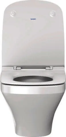 Duravit Wand-WC DuraStyle 480mm compact, rimless, Tiefspüler, 4,5L, Weiß