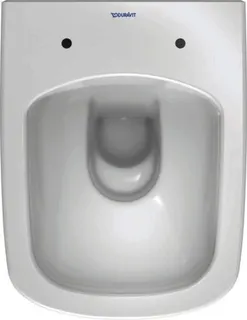Duravit Wand-WC DuraStyle 480mm compact, rimless, Tiefspüler, 4,5L, Weiß – Bild 4