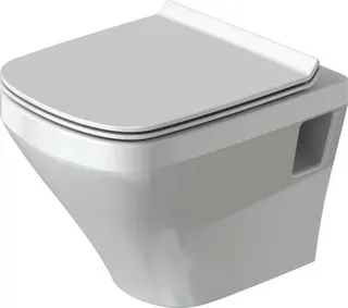 Duravit Wand-WC DuraStyle 480mm compact, rimless, Tiefspüler, 4,5L, Weiß – Bild 5