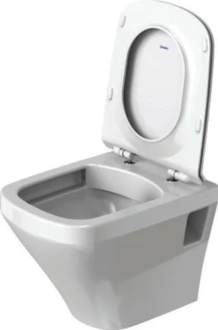 Duravit Wand-WC DuraStyle 480mm compact, rimless, Tiefspüler, 4,5L, Weiß, WG