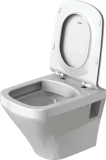 Duravit Wand-WC DuraStyle 480mm compact, rimless, Tiefspüler, 4,5L, Weiß, WG