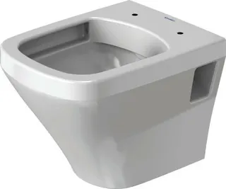 Duravit Wand-WC DuraStyle 480mm compact, rimless, Tiefspüler, 4,5L, Weiß, WG – Bild 5