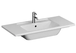 Möbel-Waschtisch 1000x465mm m.HL m. ÜL. aktiv4YOU 2.0, weiß