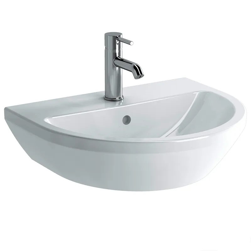 Waschtisch 55cm, rund aktiv4YOU 2.0, topweiß
