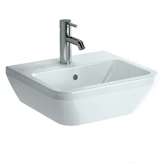 Handwaschbecken 45cm, eckig aktiv4YOU 2.0, weiß