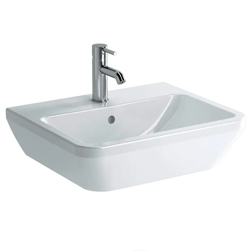 Waschtisch 55cm, eckig aktiv4YOU 2.0, weiß