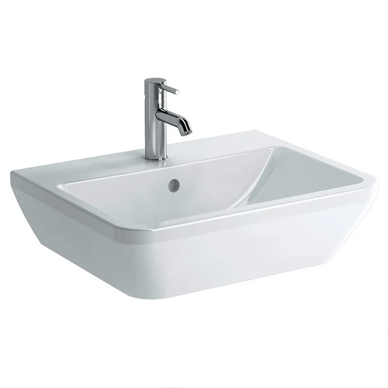 Waschtisch 60cm, eckig aktiv4YOU 2.0, weiß