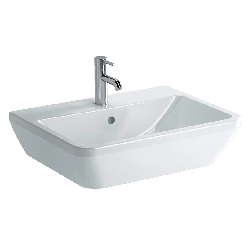 Waschtisch 65cm, eckig aktiv4YOU 2.0, weiß