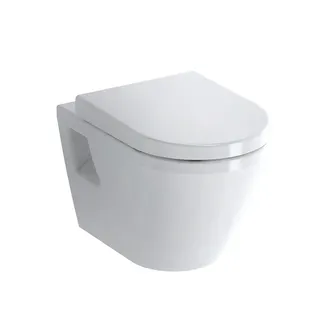 Wand-WC tief 54cm offene Bef. m.Spülrand aktiv4YOU 2.0, weiß