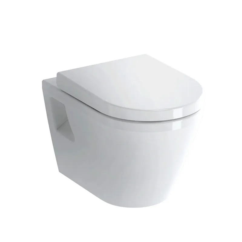 Wand-WC flach 54cm offene Bef.m.Spülrand aktiv4YOU 2.0, topweiß