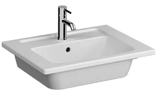 Möbelwaschtisch 60cm mit Hl. mit Ül. aktiv4YOU 2.0, weiß