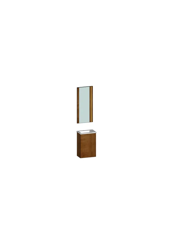 Gäste Anlage, Anschlag rechts, trend 4YOU, B: 400 mm, Korp.: Sommereiche