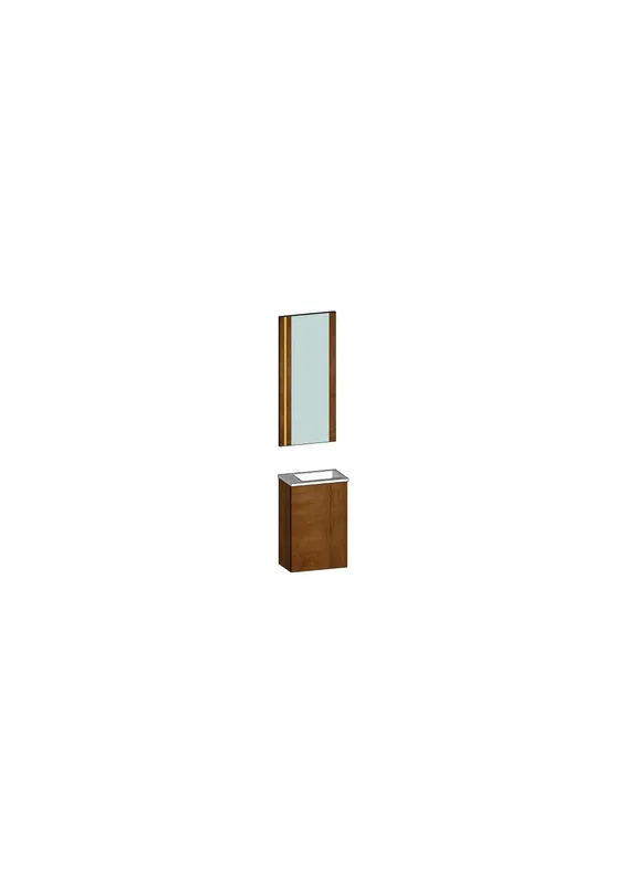 Gäste Anlage, Anschlag links, trend 4YOU, B: 400 mm, Korp.: Sommereiche