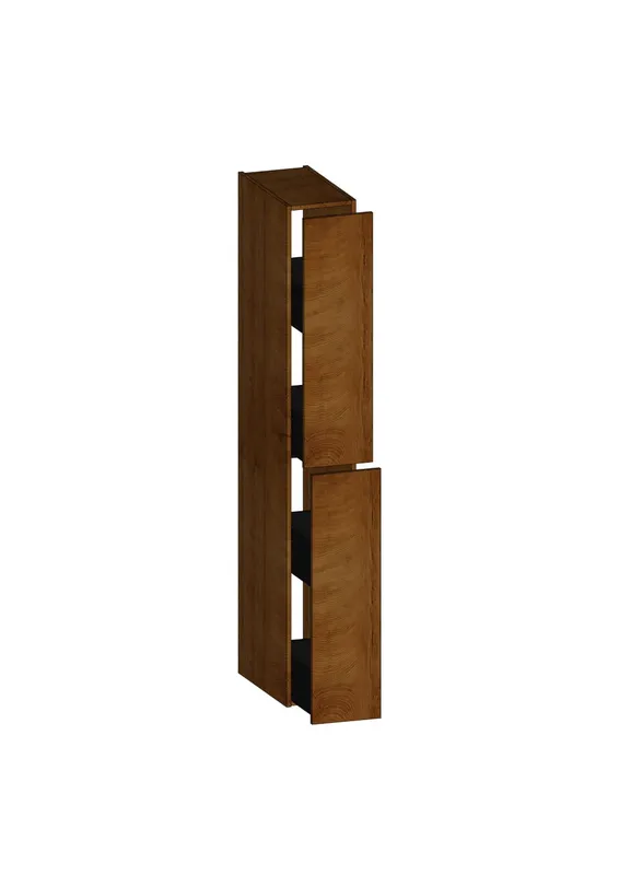 Apotheker-HS mit 2 Auszügen u. 4 Fächern trend4YOU,B:250xH:1750xT:520mm, S-Eiche