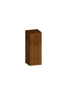 Highboard m. 1 Tür u. 2 Glasböden, LI trend4YOU, B:400xH:1050xT:400mm, S-Eiche