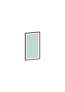 Spiegel m. Holzrahmen, m. ind. Beleucht. d4YOU, B:500xH:900xT:50mm, Sommereiche