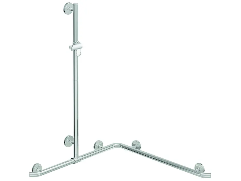 sanibel care-Duschhandlauf F01635.0011 A18 li/re 762x762x1100mm chromopt/Anthra