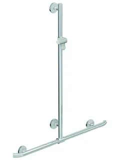 sanibel care-Duschhandlauf F01635.0035 A18 812x1100mm chromoptisch/weiß