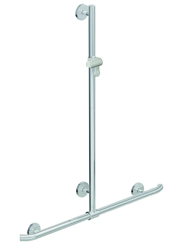 sanibel care-Duschhandlauf F01635.0039 A18 812x1100mm chromopt./Anthrazitgrau