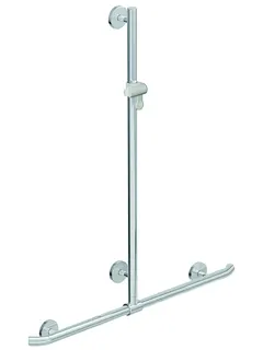sanibel care-Duschhandlauf F01635.0039 A18 812x1100mm chromopt./Anthrazitgrau