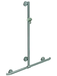 sanibel care-Duschhandlauf F01635.0041 A18 962x1100mm chromopt./Anthrazitgrau