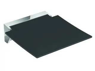 sanibel care-Klappsitz A18 F01635.0046 350x373mm Edelstahl verchr/Anthrazitgrau
