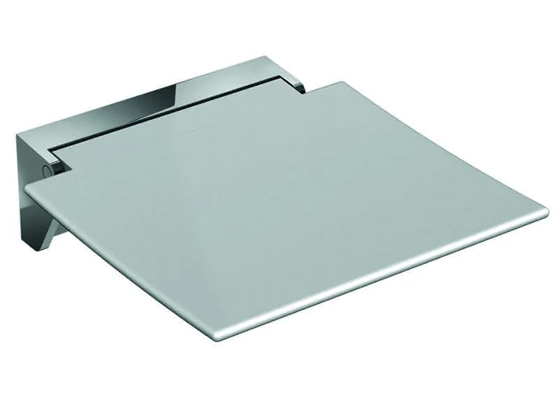 sanibel care-Klappsitz A18 F01635.0001 350x373mm Edelstahl verchromt/weiß