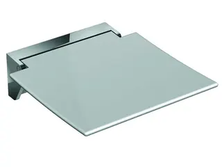 sanibel care-Klappsitz A18 F01635.0001 350x373mm Edelstahl verchromt/weiß