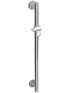 sanibel care-Wandstange A18 F01635.0020 900mm chromoptisch Halter Anthrazitgrau