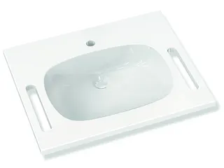 sanibel care-Mineralguss-Waschtisch A18 F01635.0021 650x550mm unterfahrbar weiß