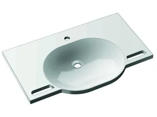 sanibel care-Mineralguss-Waschtisch A18 F01635.0005 850x550mm unterfahrbar weiß