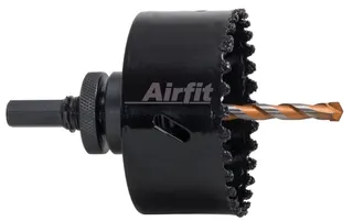 airfit Kreisschneider 86mm, Hartmetall mit Aufnahme, für Steinzeugrohr