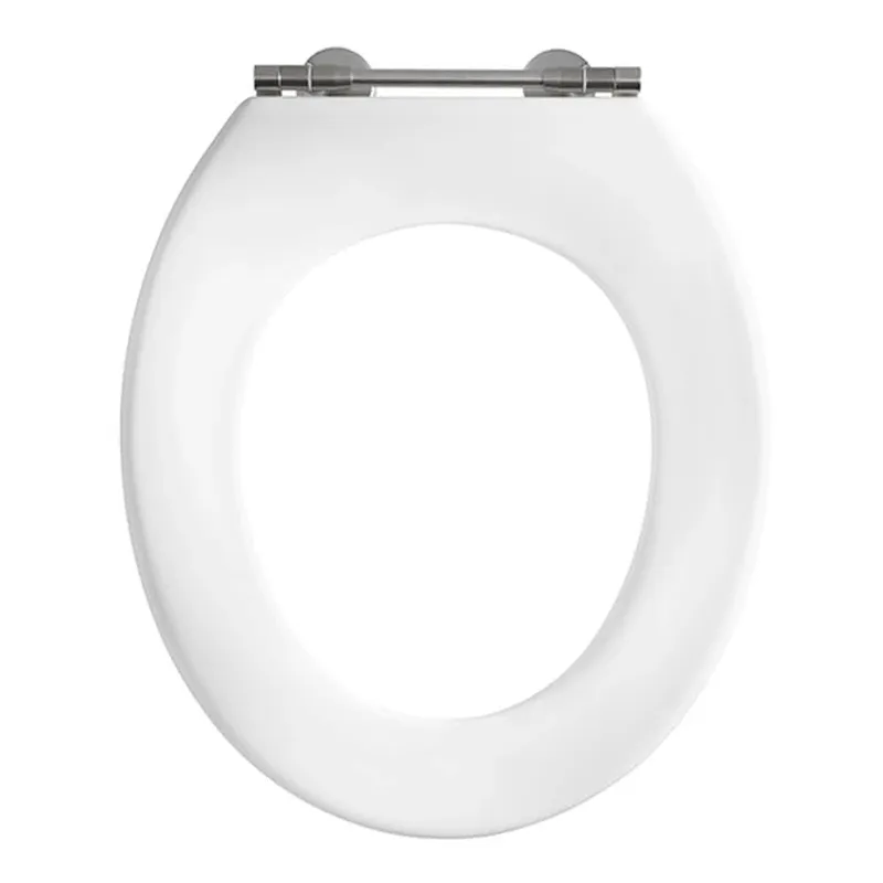 WC-Sitz Projecta, Polygiene o.Deckel Weiß Spezialscharnier, univ., Edelstahl