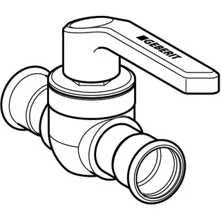 Geberit Mapress Kugelhahn d35 mit Betätigungshebel edst. – Bild 4