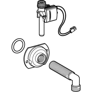 Geberit Renovierungsset zu UR-Strg. elektron. Abdeckplatte 13x13cm, Zulauf gesteckt – Bild 3