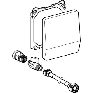 Geberit Renovierungsset, zu UR-Strg. Abdeckplatte o. Betätigungsplatte18x2 cm – Bild 3