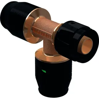Geberit PushFit Übergangs-T-Stück mit MasterFix PVDF d20-MF20 – Bild 2