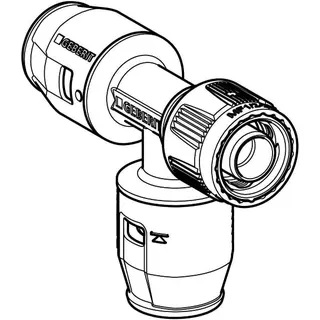 Geberit PushFit Übergangs-T-Stück mit MasterFix PVDF d20-MF20 – Bild 3