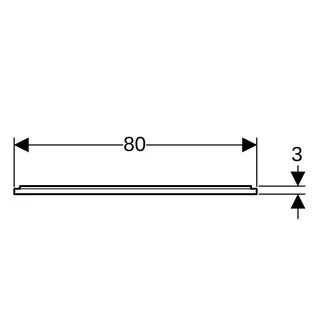 Geberit Installationsrahmen für Setaplano DFl bis 100cm, für 4 Füße, 80x80cm – Bild 4
