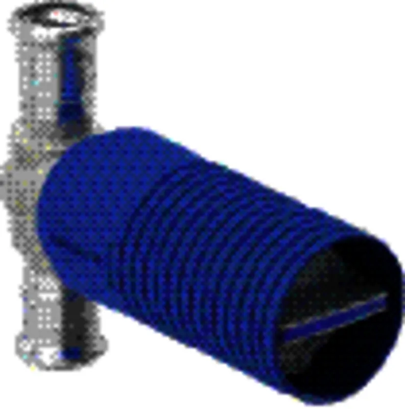 GE Mapress UP-Kugelhahn d22 mit Abdeckrosette Edelstahl