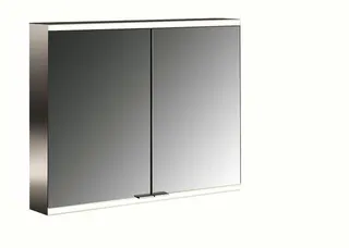 Emco Lichtspiegelschrank prime 2 05124 Aufputz, 2trg. 800 mm alu.