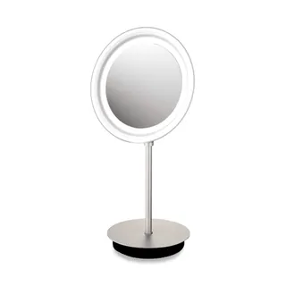 Decor Walther Standkosmetikspiegel LED BS 15, 5-fach, nickel satiniert