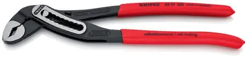 Wasserpumpenzange Alligator® L.250mm Spann-W.46mm pol.Ku.-Überzug KNIPEX