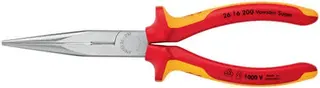 Flachrundzange L.200mm ger.VDE Mehrkomp.-Hüllen KNIPEX – Bild 3