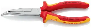 Flachrundzange L.200mm 40Grad gew.VDE Mehrkomp.-Hüllen KNIPEX – Bild 2