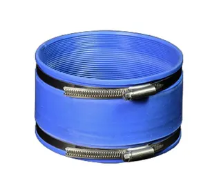 Bertrams EWR-D Dichtung für Steckverbindung d:100, blau, mit 2 Klemmschellen