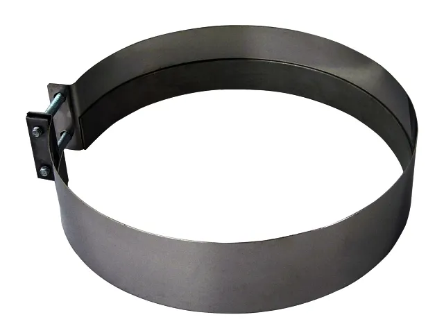 Bertrams Duschwanne Verbindungsschelle 45 mm breit d:100 mm, Edelstahl, glanz